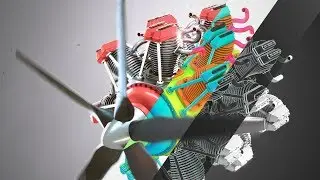 Radial Engine Breakdown (Cinema 4D Animation)