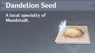 Dandelion Seed Location - Genshin Impact