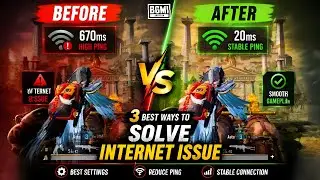How to solve BGMI high ping issue in 4.4 update ✅🔥|| important settings to solve the issue