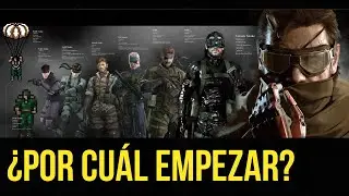 ¿Como comenzar a jugar la saga METAL GEAR?