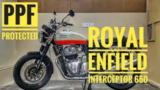 BEYOND TARMAC | RE INTERCEPTOR 650 | PPF INSTALLATION | Darling ft. BAKER EXPRESS