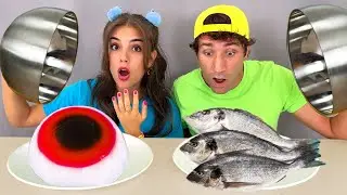 ASMR MUKBANG Rainbow Desserts 챌린지 먹방 Color food challenge by TWO PLAYERS