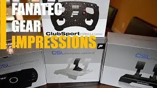 Fanatec CSL Elite Impression - Wheelbase, F1 Carbon Steering Wheel, and Load Cell Pedals
