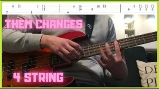 Thundercat "Them Changes" EADG on 4 string Bass Idea + TABS