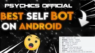 Discord Server Nuke Selfbot || Make Your Own Selfbot || Psychics Official Selfbot.