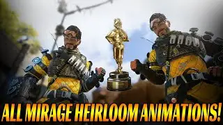 ALL Mirage Heirloom Animations!   Apex Legends Season 5