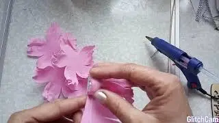 Peonies made of marshmallow foamiran.