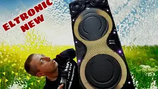 Новый хит лета !   ELTRONIC 30-41 МДФ, 2Х12 ,1600 ватт . колонка с аккумулятором и караоке!