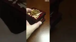 Budapest Locking Puzzle Box with Key.  Grand Oak Auctions www.grandoak.co.za