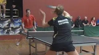 Ольга БАРАНОВА - Ярослав БАЖИНОВ, Настольный теннис, Table Tennis