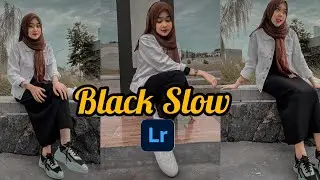 Tutorial edit foto terbaru Filter Black Slow || Lightroom Tutorial
