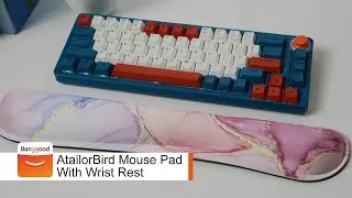 AtailorBird Mouse Pad with Wrist Support Keyboard Wrist Rest