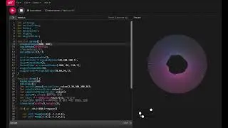 [p5js] Interactive Sphere (1st trial in 2D)