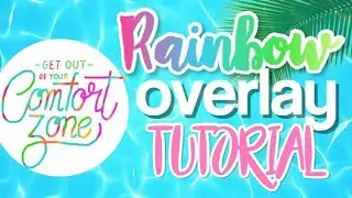 How to Make Rainbow Text Overlay in PICSART   iEditingX
