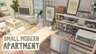 Small Modern Apartment 💛 || The Sims 4 Apartment Renovation: Speed Build
