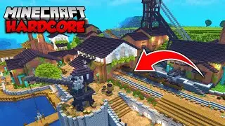 I Survived 100 Days Building a Coal Plant in Minecraft Hardcore