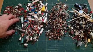 Сортировка 2 кг радиодеталей СССР