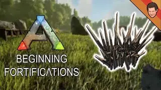 ARK: Survival Evolved - FORTIFYING THE COMPOUND! (HIGHLIGHTS)