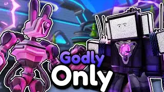 I Used ALL Godly Units In Toilet Tower Defnese! (Roblox)