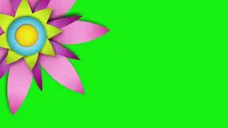 YOUTUBE TRANSITION FLOWER FOR YOUTUBERS... GREEN SCREEN VIDEO | 