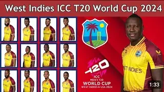 West indies world cup squad 2024