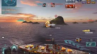 Wows blitz HMS Orion gameplay 