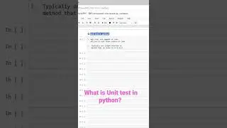 2.77 What is unit test in python? 
