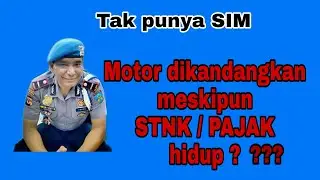 Polisi menahan motor padahal STNK dan Pajak masih hidup