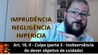 Criminal Law - Article 18, paragraph II, of the Criminal Code - Guilt (part 3) | IMPRUDENCE, NEGL...