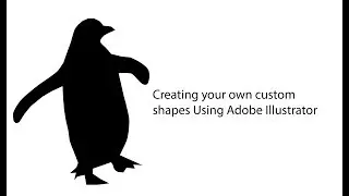 How to create custom shapes in Adobe Illustrator and use the to mask in Photoshop
