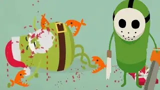 Dumb Ways To Die New Animation! Funny Fish Eat Santa Bean In Christmas Dumbest Moment