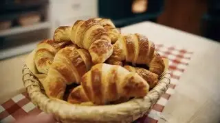 Croissant mit feiner Butter