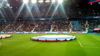 Россия  -  Ирак. Гимн России в исполнении Василия Герелло.