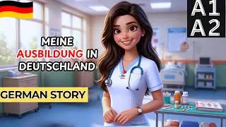 Deutsch Lernen | AUSBILDUNG IN DEUTSCHLAND | German Listening Practice A1-A2 with English