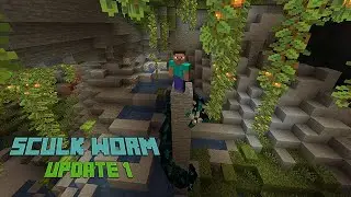 Minecraft 1.18 Sculk Worm Mod Update Video V0.1.4