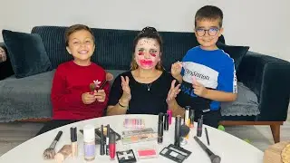 ANNEME MAKYAJ YAPTIK !! ANNEM DELİRDİ !!