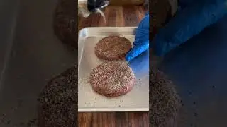 Waygu Beef Burgers with Mushroom Duxelles and Blue Cheese Sauce #burger #recipe #burgers #viralfood