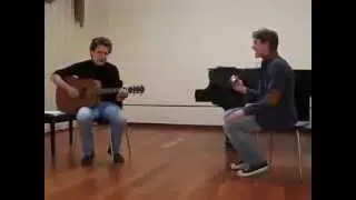 Антон Шагин (звезда фильма Стиляги) и Михаил Милькис Двуптих  №2