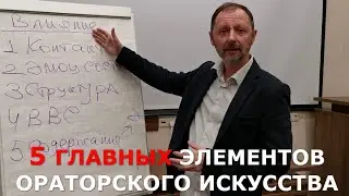 5 главных элементов ораторского искусства