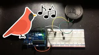 Arduino old funny door bell Bird sound CCCP - TEST project