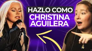 ¿Así calienta la voz Christina Aguilera? ¡SECRETOS REVELADOS! Reacciono y te enseño cómo YEKA COACH
