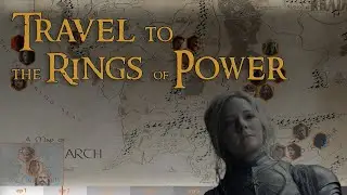 Rings of Power Map - travel in Middle Earth map + Numenor S1 4K