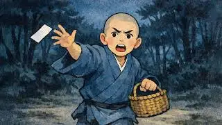 【日本の昔ばなし】三枚のお札（さんまいのおふだ）