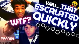 Marvin Herbert, Darren Gee, & James English - Feud Blows Up - No Punches Pulled - *FLASHING IMAGES*