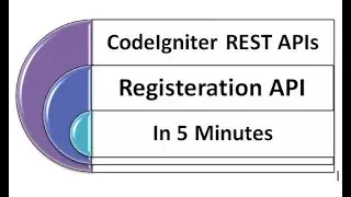 Codeigniter Rest API in 5 minutes, Codeigniter 4.0 register API Tutorial 