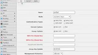 How to edit WiFi Password in Mikrotik?