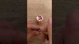 Лепим медовик из воздушного пластилина. Простая лепка для детей.