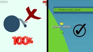 Getting 100% and 9 KILLS GAME PLAY NEW *2024* in Paper io 2