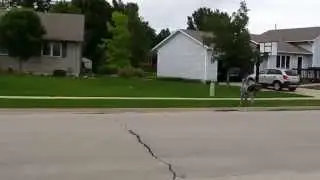 Crazy scene in Roland, Iowa during World Cup