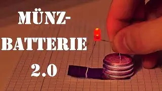 Batterie selber bauen? (Kupfer, Zink und Zitronensäure) Heimexperiment